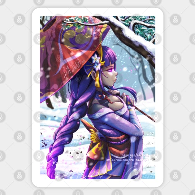 Winter Shogun Sticker by RachelB